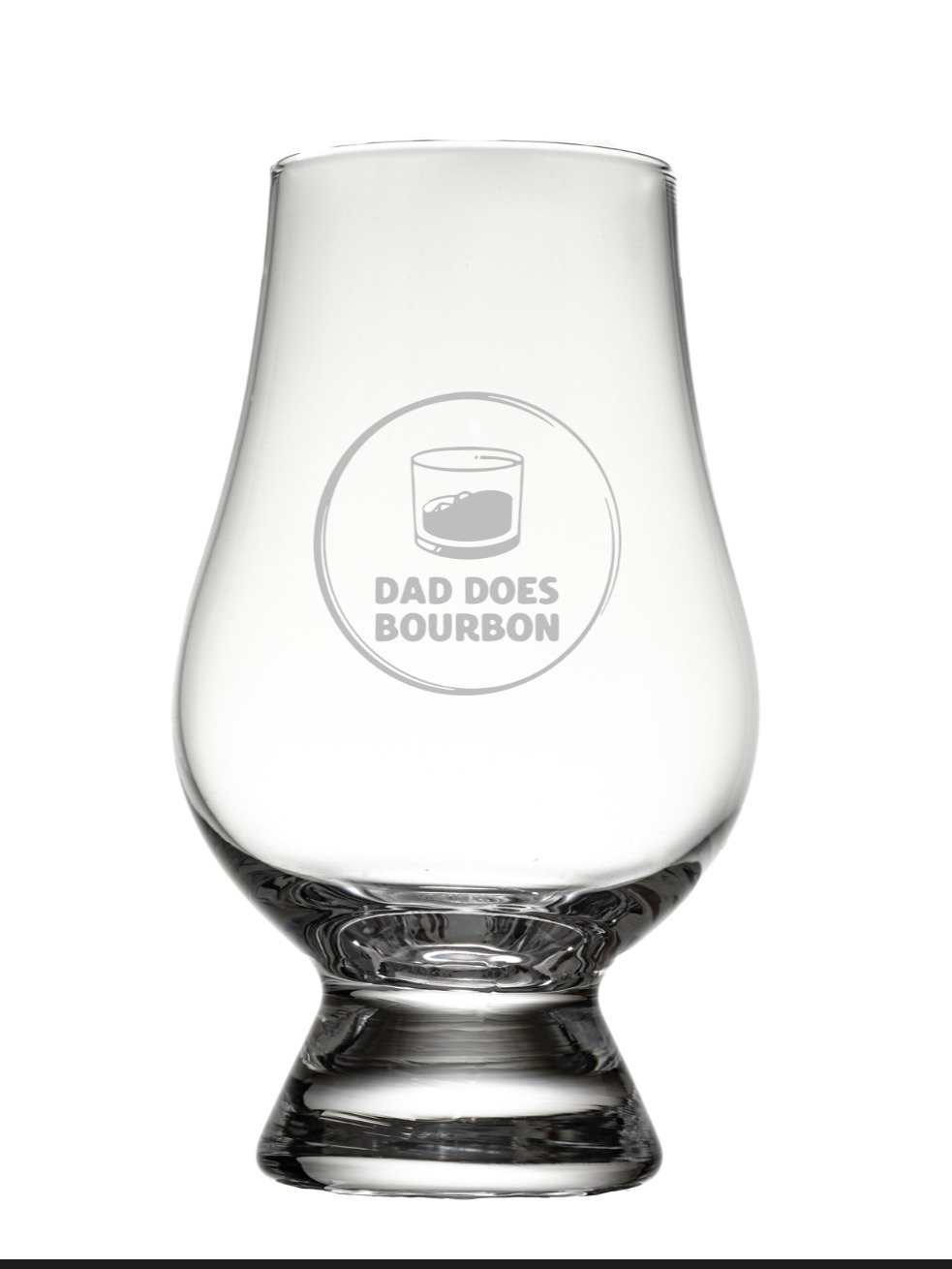 Dad Does Bourbon Glencairn Whiskey Glass product image (1)
