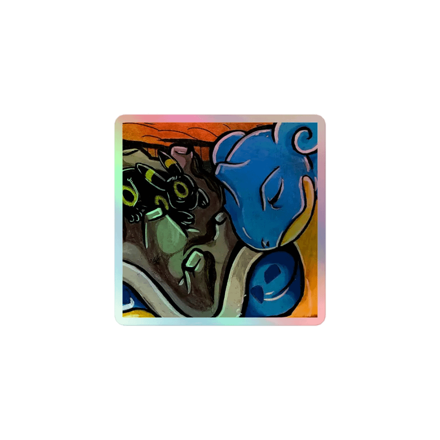 Lapras & Umbreon Holofoil Sticker product image (1)