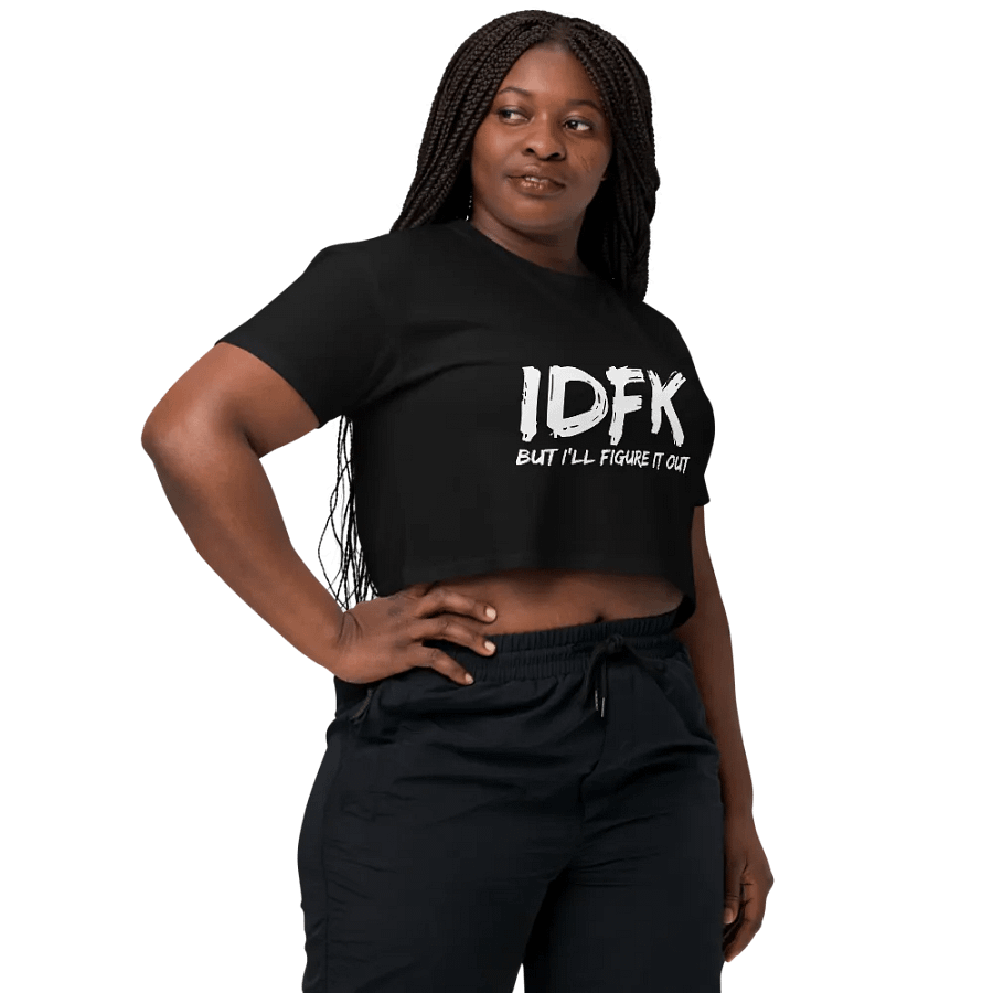 IDFK Black & White Premium Crop Top product image (11)