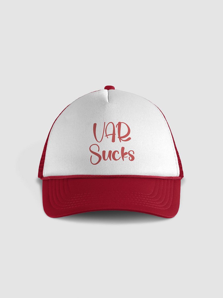 Rebel Red Cursive Trucker Hat product image (2)