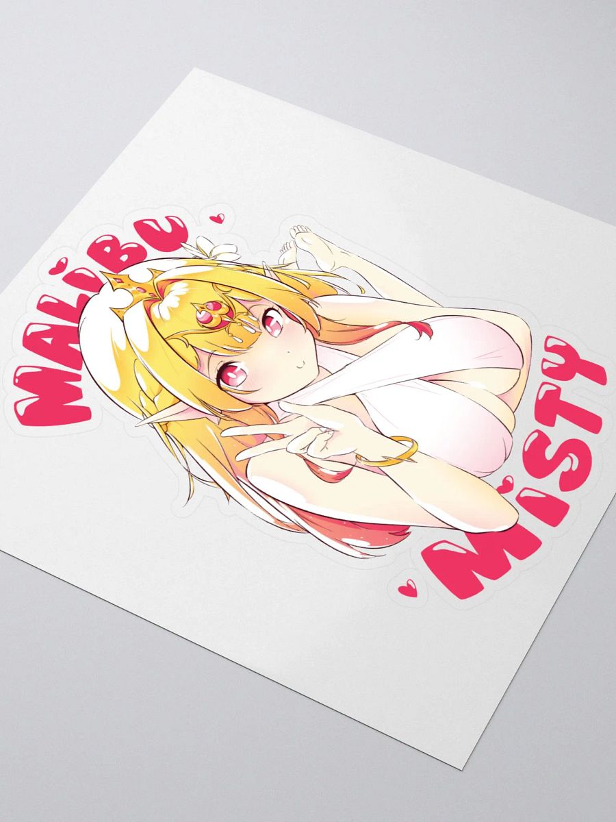 4x4 Malibu Misty Kiss Cut Stickers product image (3)