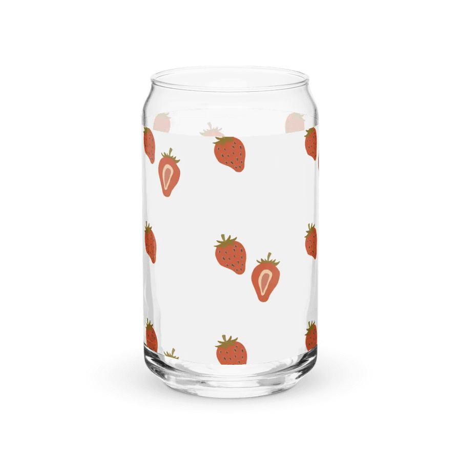 Strawberry Bliss Can-Shaped Glass product image (2)