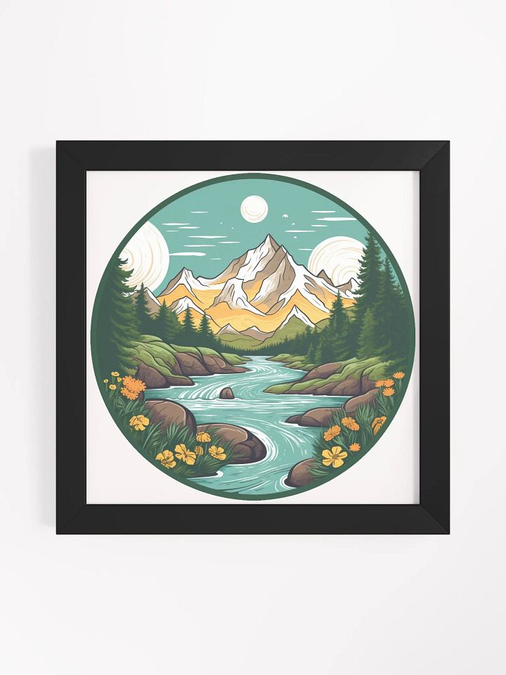 spring mountains framed print product image (1)