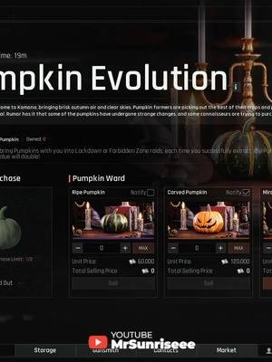 A bit late but the pumpkin event went crazy #arenabreakoutinfinite