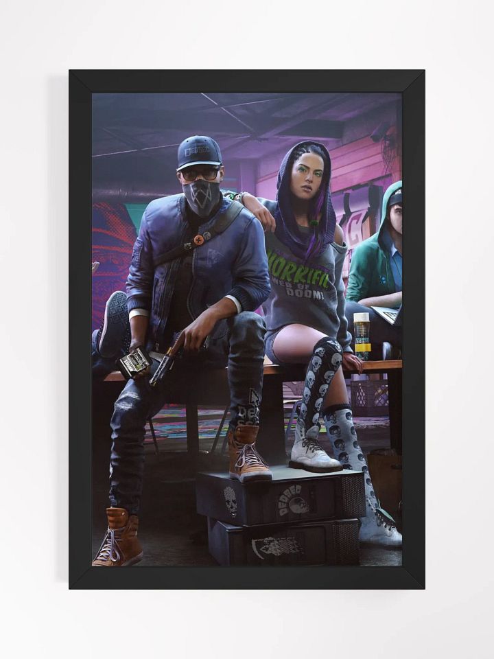 Watch Dogs 2 Decorative Canvas 🎮🖼️ product image (1)
