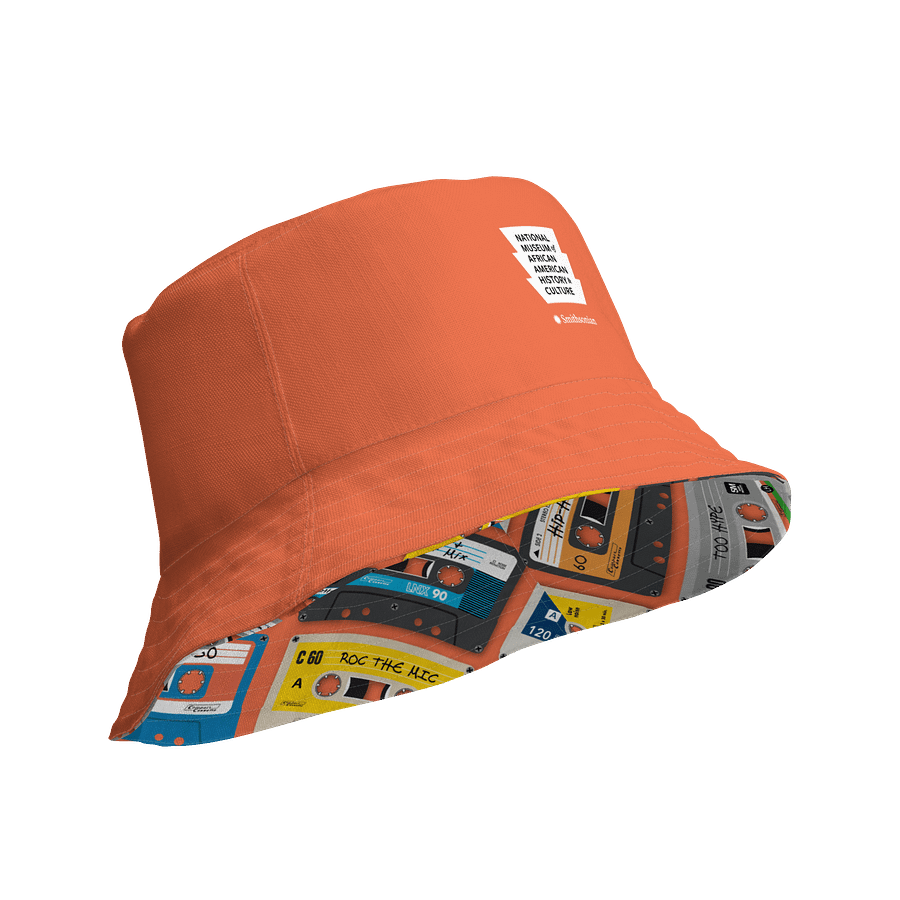 Hip-Hop at 50 Reversible Bucket Hat - Orange Image 3