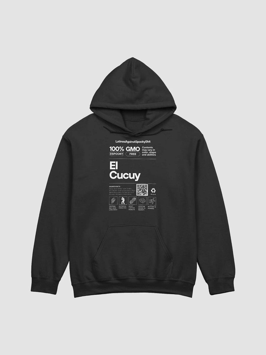 El Cucuy Nutrition Label Hoodie product image (1)