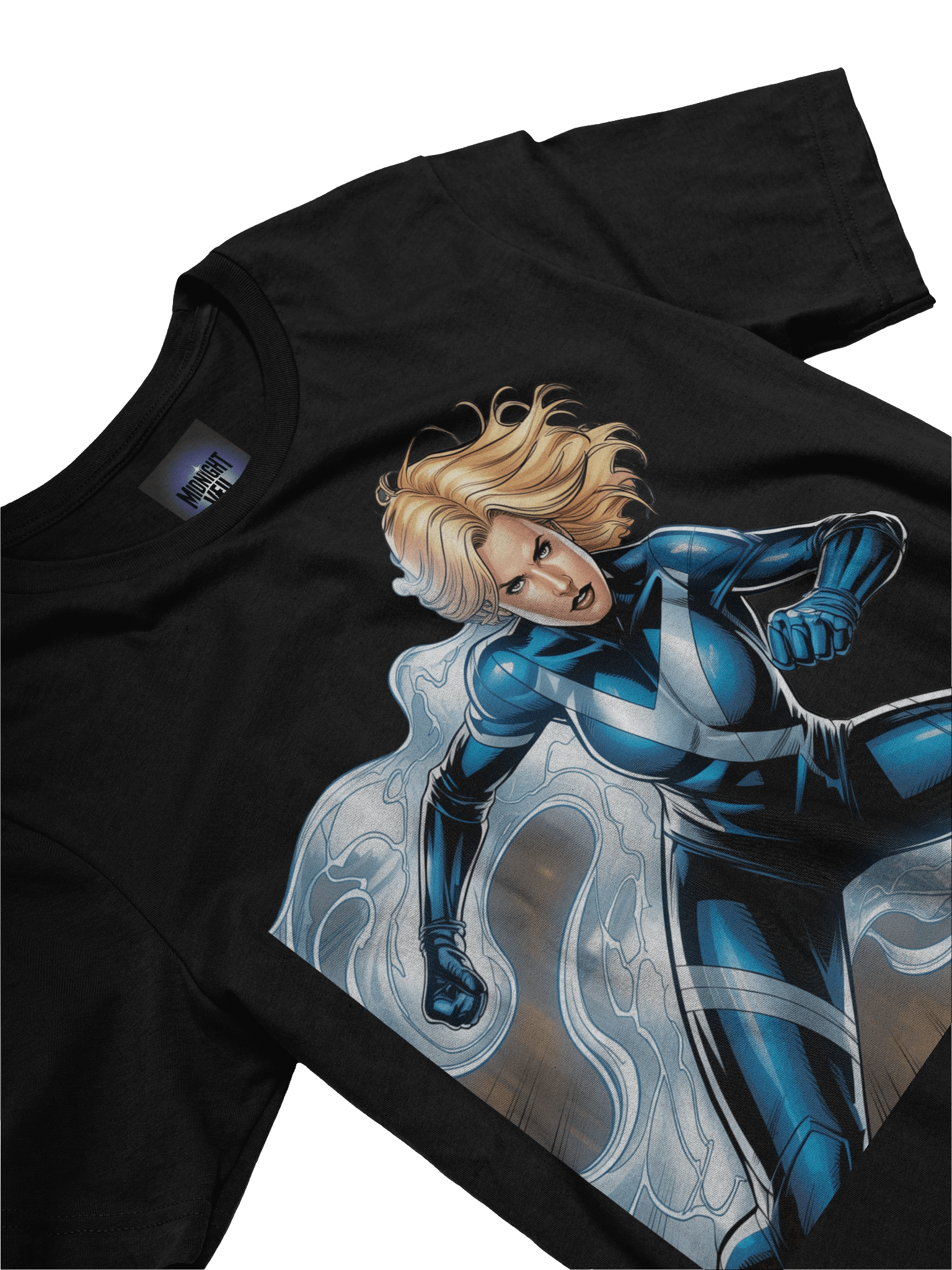 Invisible Woman Energy Surge Supersoft T-Shirt – Phantom Pulse Enigma product image (5)