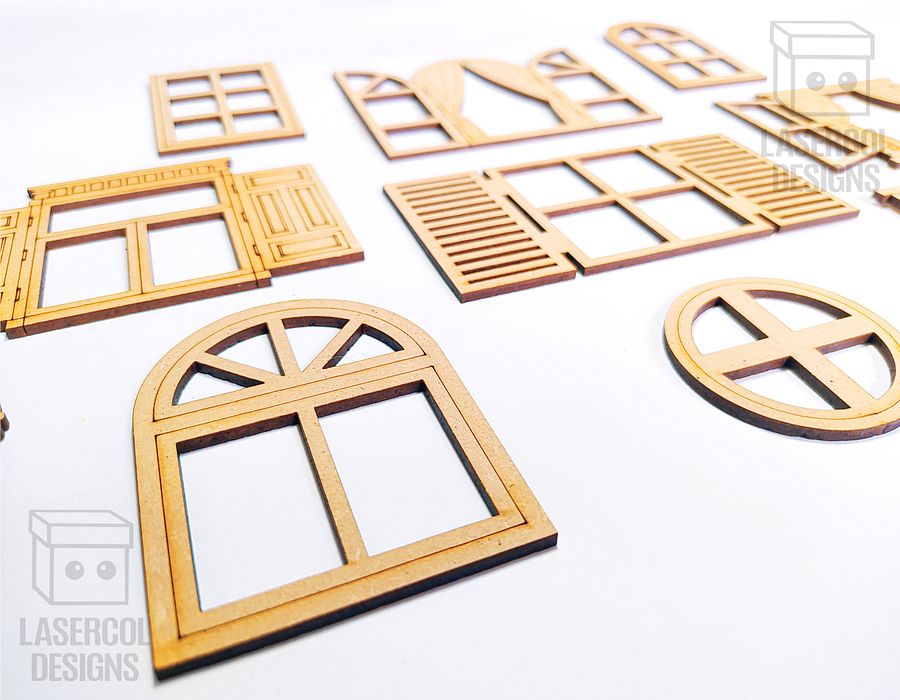 Windows Cut Outs - Laser Cut Files product image (6)