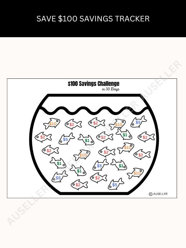 Fish Bowl Savings Tracker Bundle product image (2)