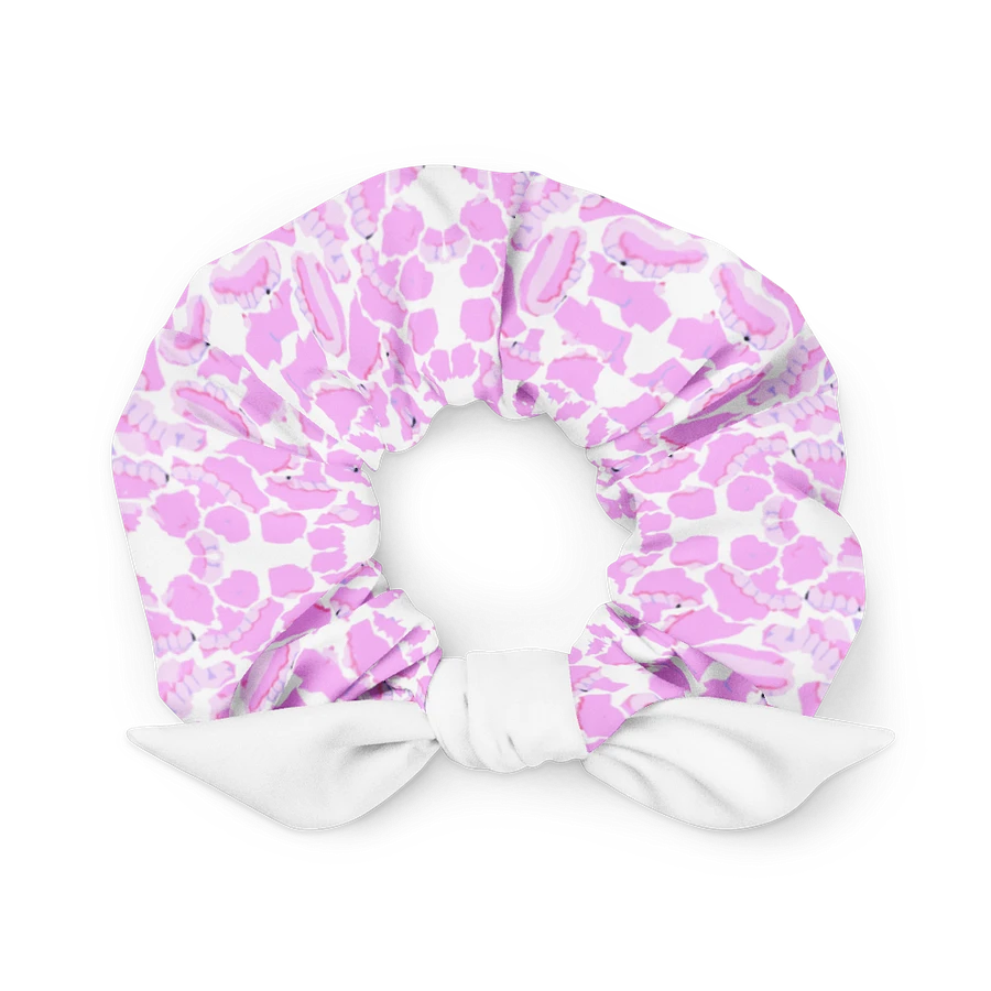 Chompers Scrunchie with White Bow product image (1)