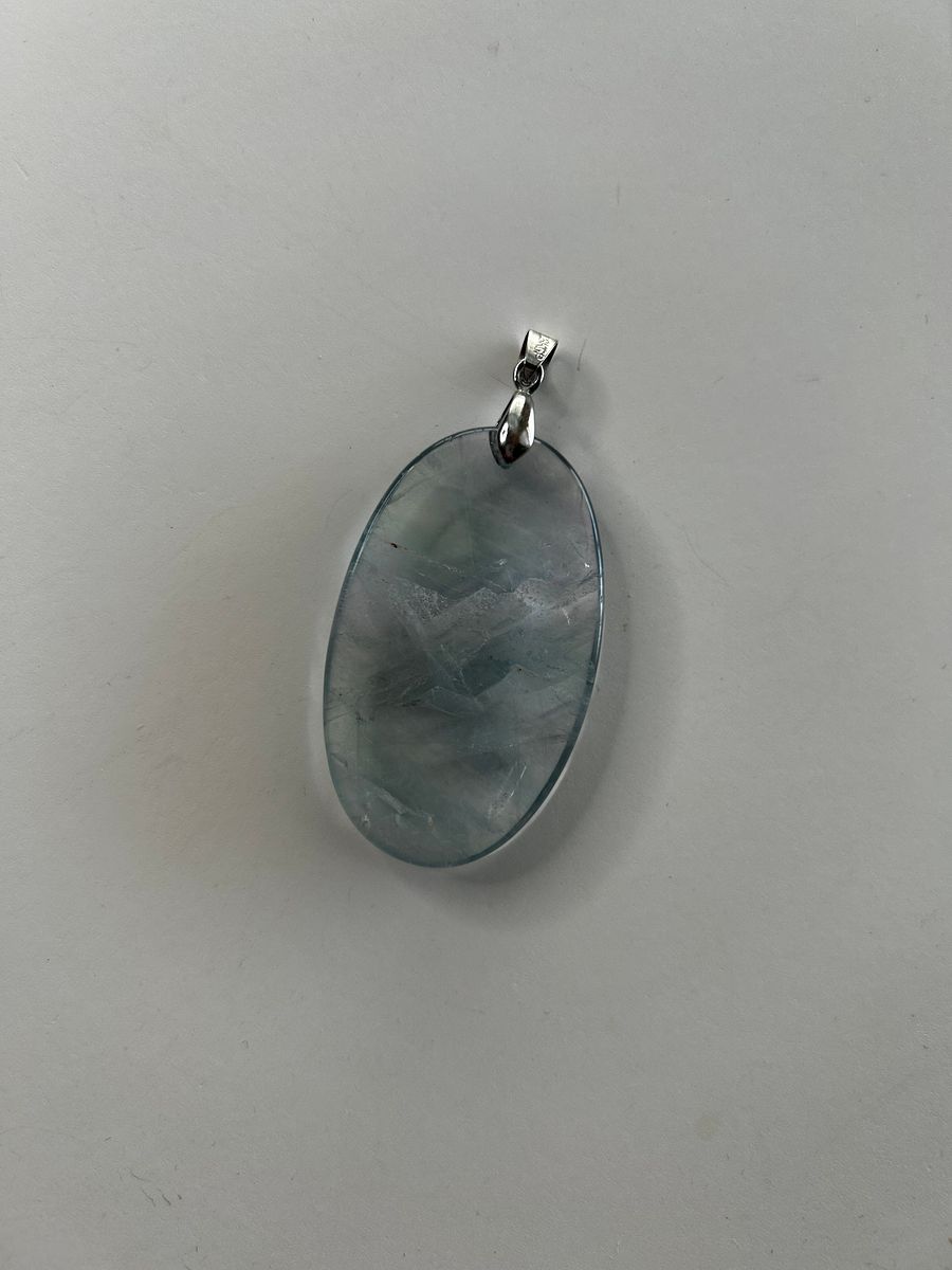 Fluorite Crystal Oval Pendant product image (4)