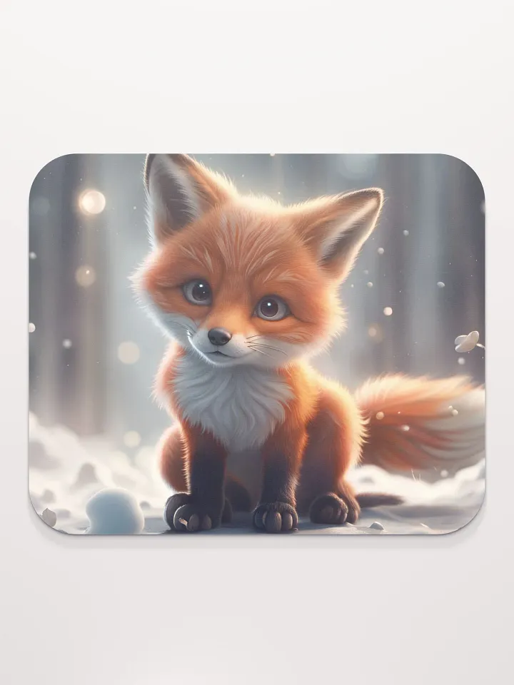 Fox Snow Mouse Pad product image (2)