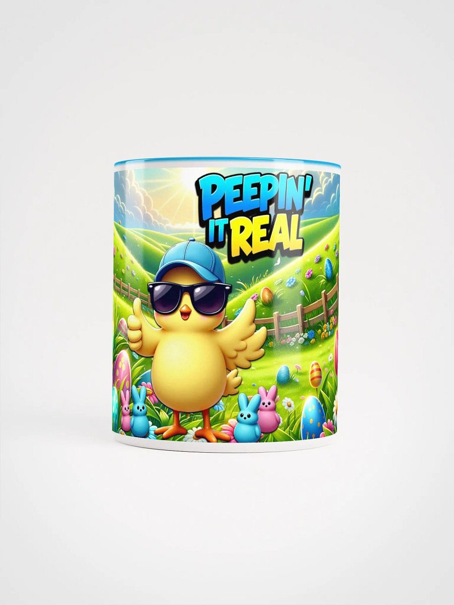 Peepin' it Real Easter Chick Ceramic Mug product image (59)