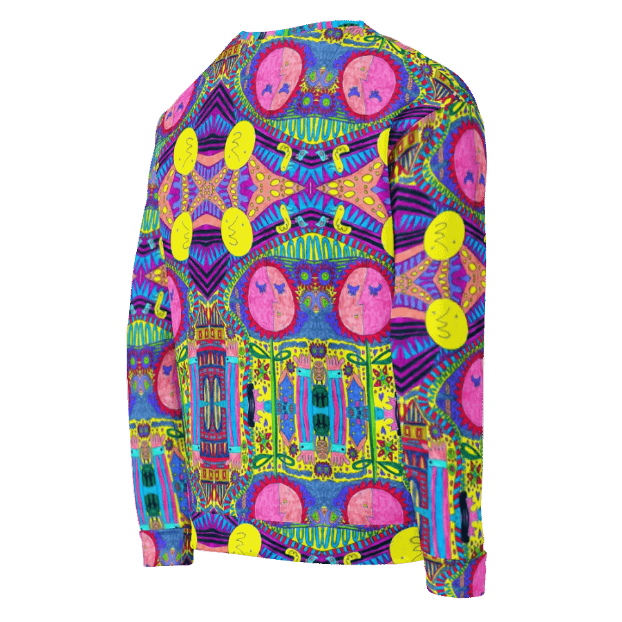 Abstract Surreal Doodle Landscape Mirrored Sweatshirt product image (9)