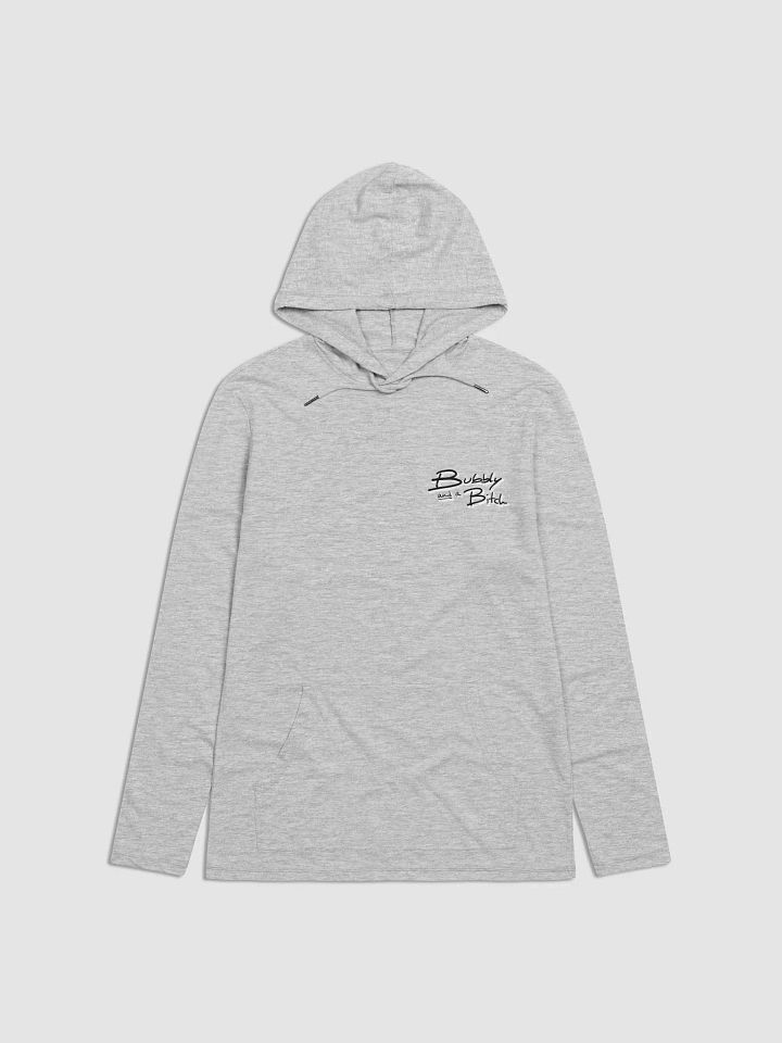 Bubbly and a B*tch (sm. shadow design) printed unisex lightweight hoodie product image (2)