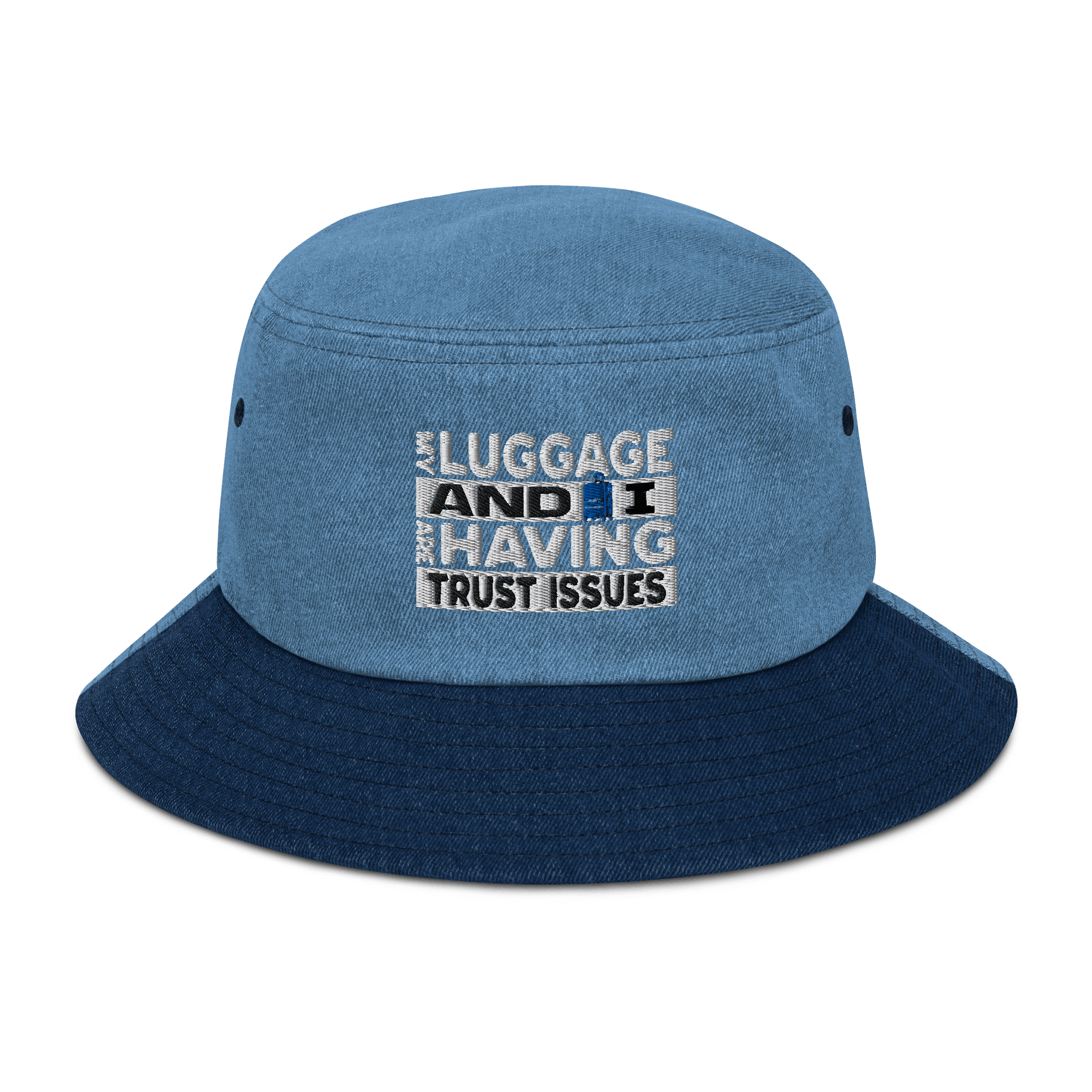 Trust Issues Denim Bucket Hat product image (1)