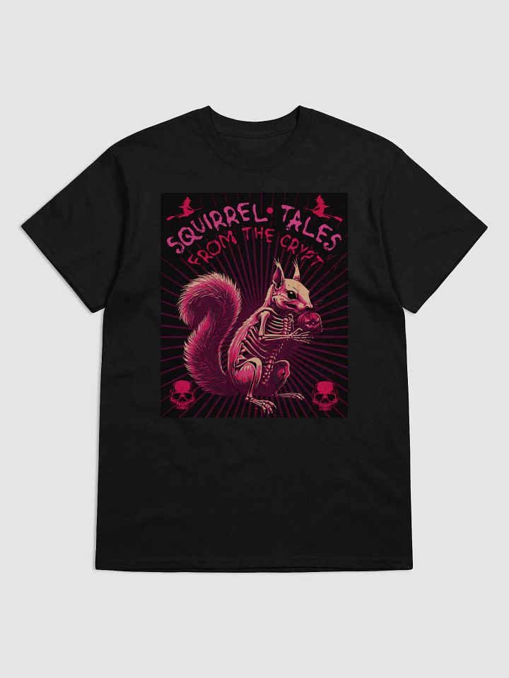 Skeletal Squirrel Horror Tee product image (1)