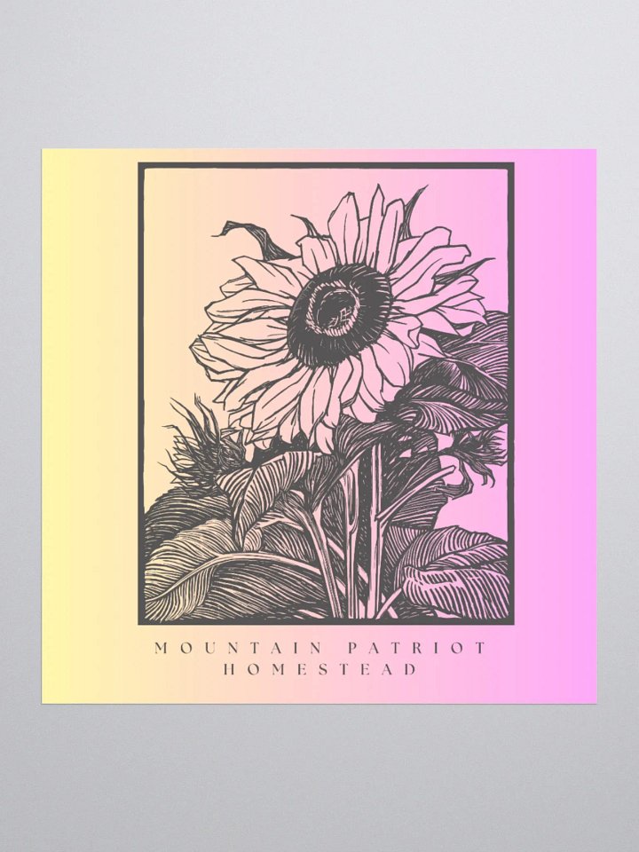 Sunflower Homestead Kiss Cut Stickers product image (1)