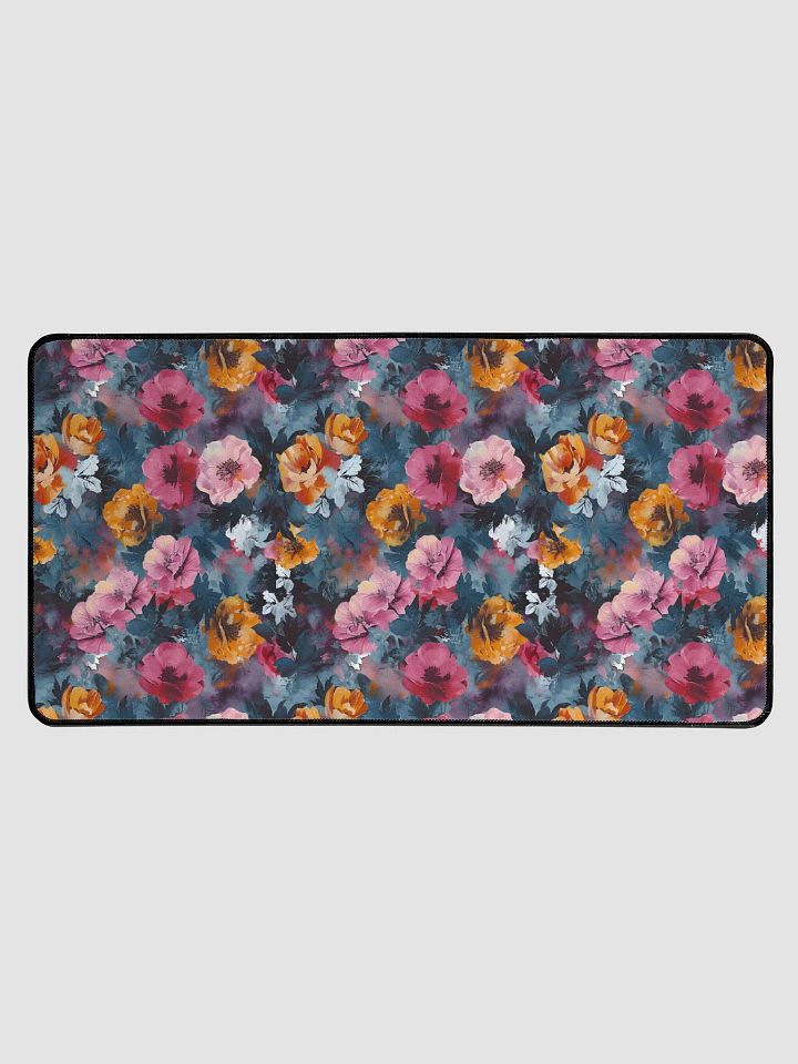Flower pattern Acid wash Desk Mat product image (1)