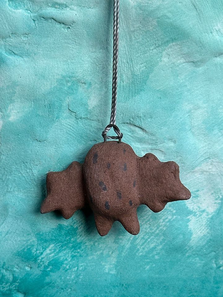 Dotted Bat Pendant Ceramic Spill product image (2)