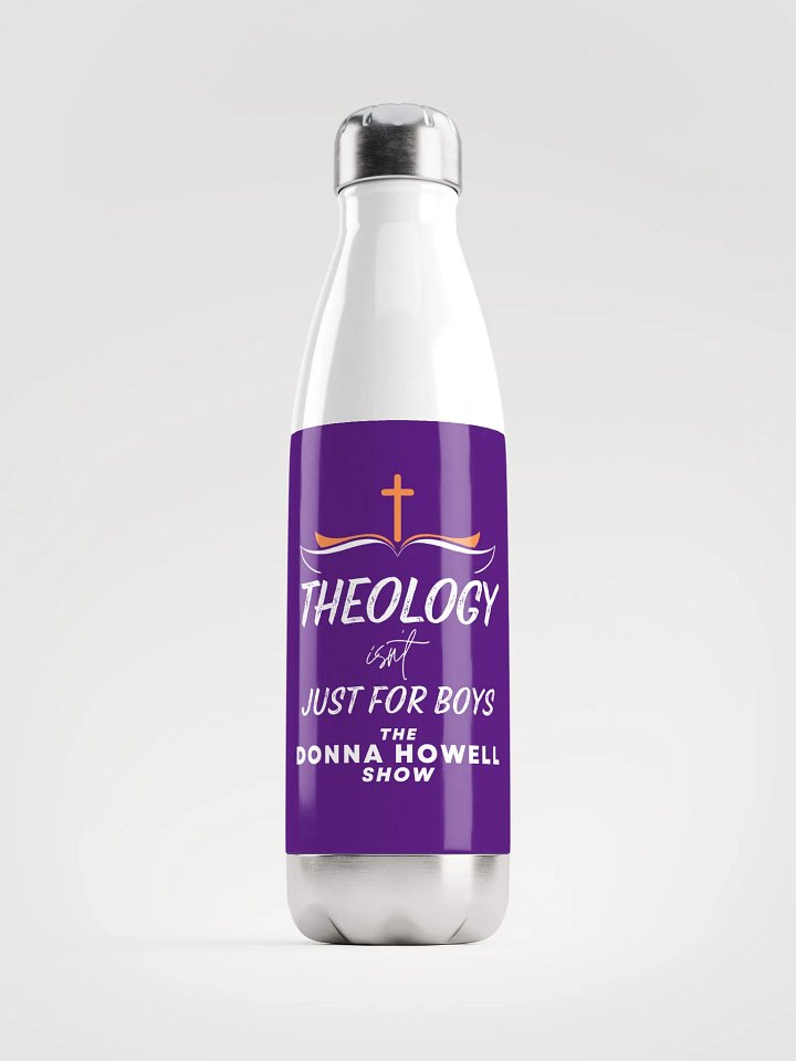 Theology Isn't Just for Boys Heavy Duty Stainless Steel Water Bottle product image (1)