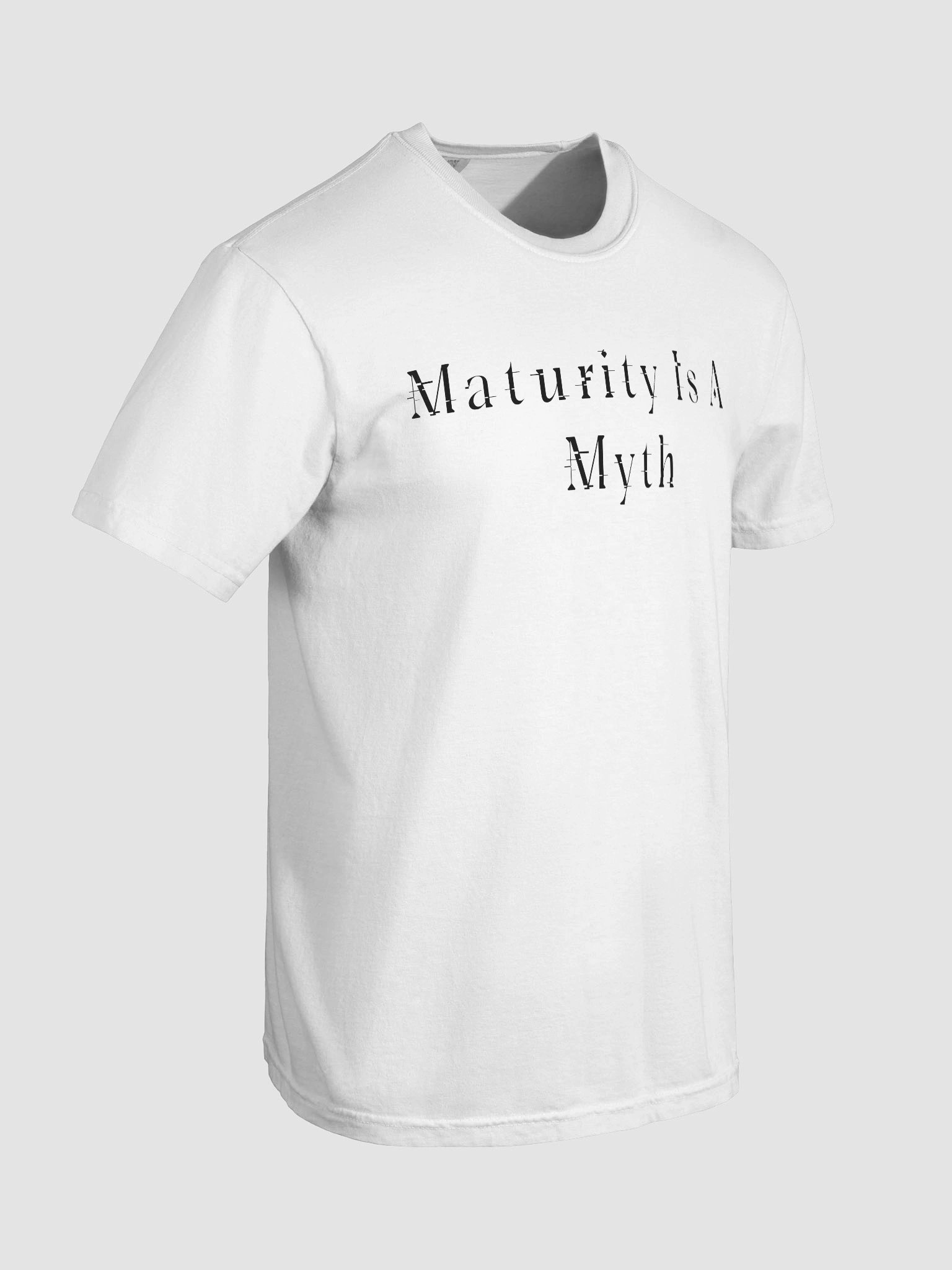 Maturity Is A Myth White Cursed Tee product image (8)