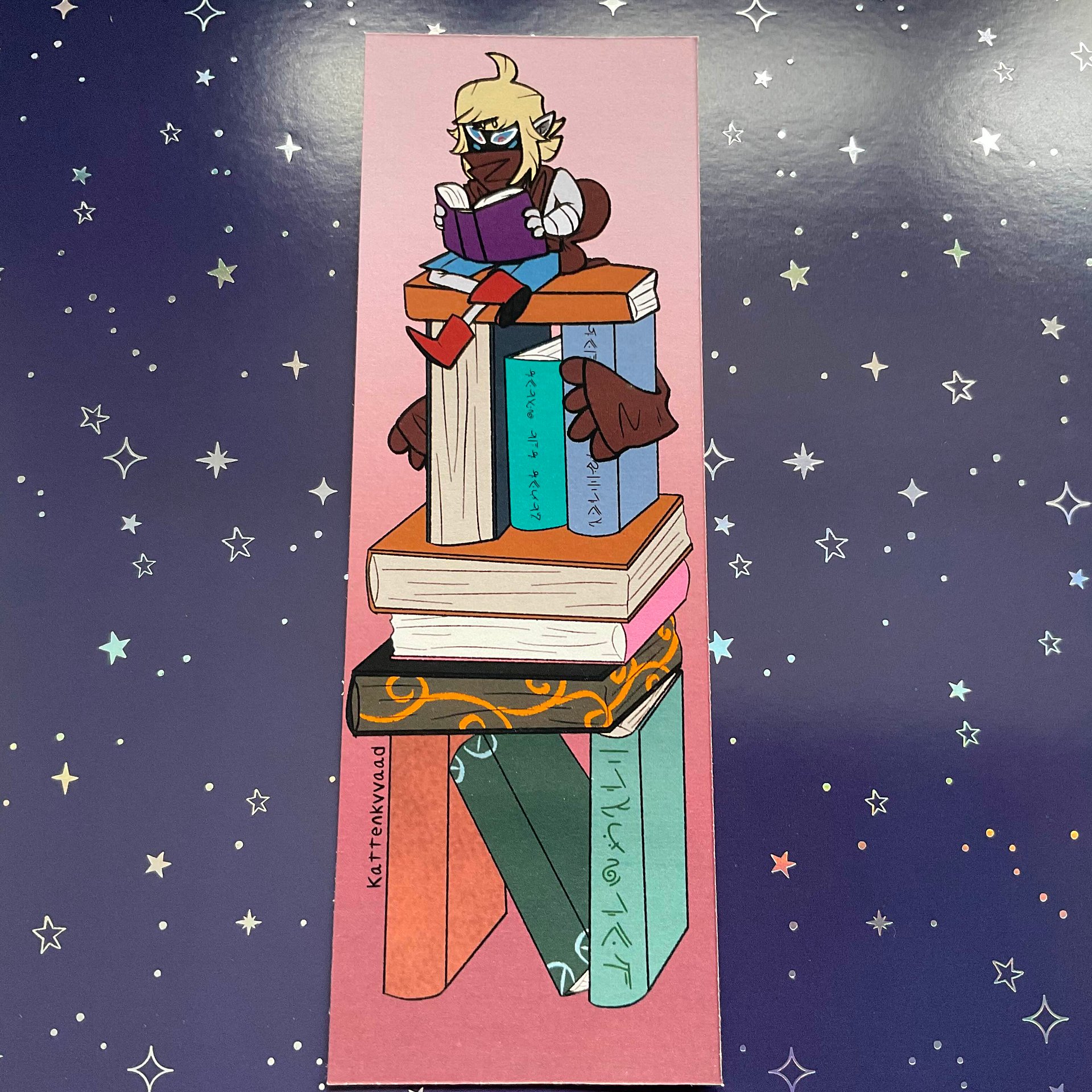 "Stack of Books" bookmark product image (1)
