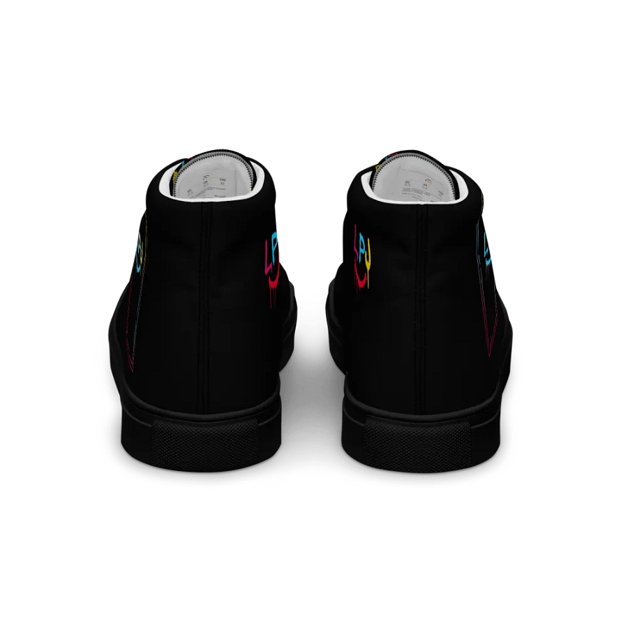 LPJ Black Canvas Hi-Top Shoes product image (6)