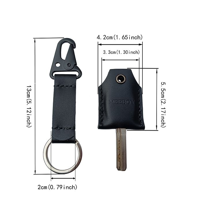 MEEBOY small handmade leather house key caps,key covers cap for men and women product image (2)