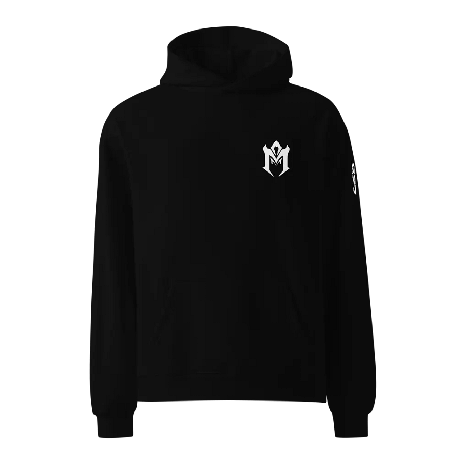 Majski black hoodie logo product image (1)