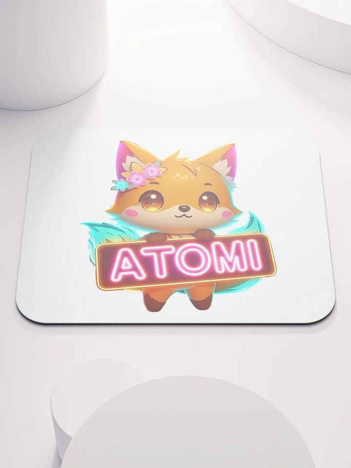 Neon Fox Dreams Mouse Pad product image (1)