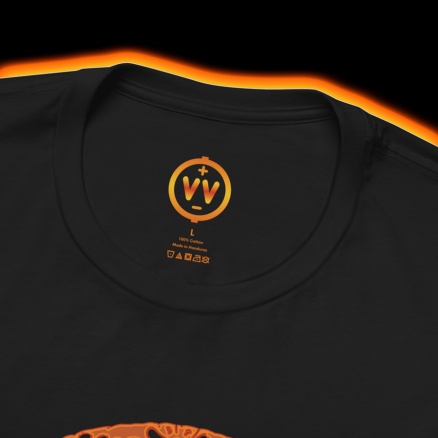 Modular Synth Musician T-Shirt - Harmony From Chaos (Cymatics Sound Designer) AMBER PRINT product image (2)