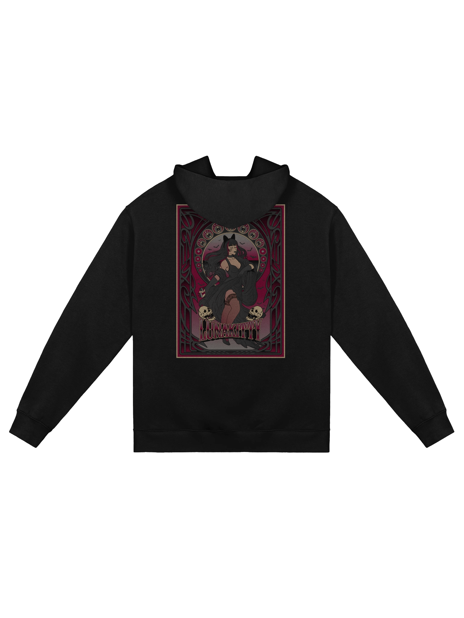 LunaKitty Tarot Card Mens Hoodie product image (2)