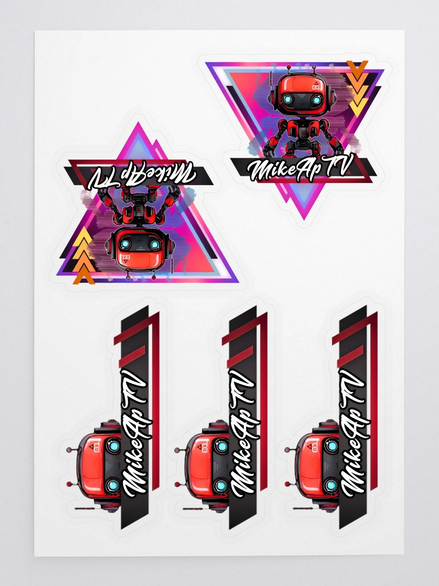 MikeApTV Sticker Sheet product image (3)