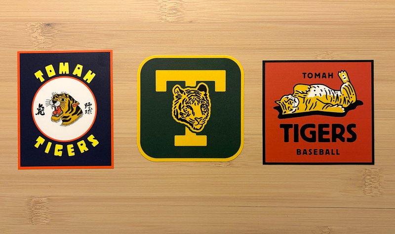 Sleep Baseball Sticker Set #02 - Tomah Tigers!