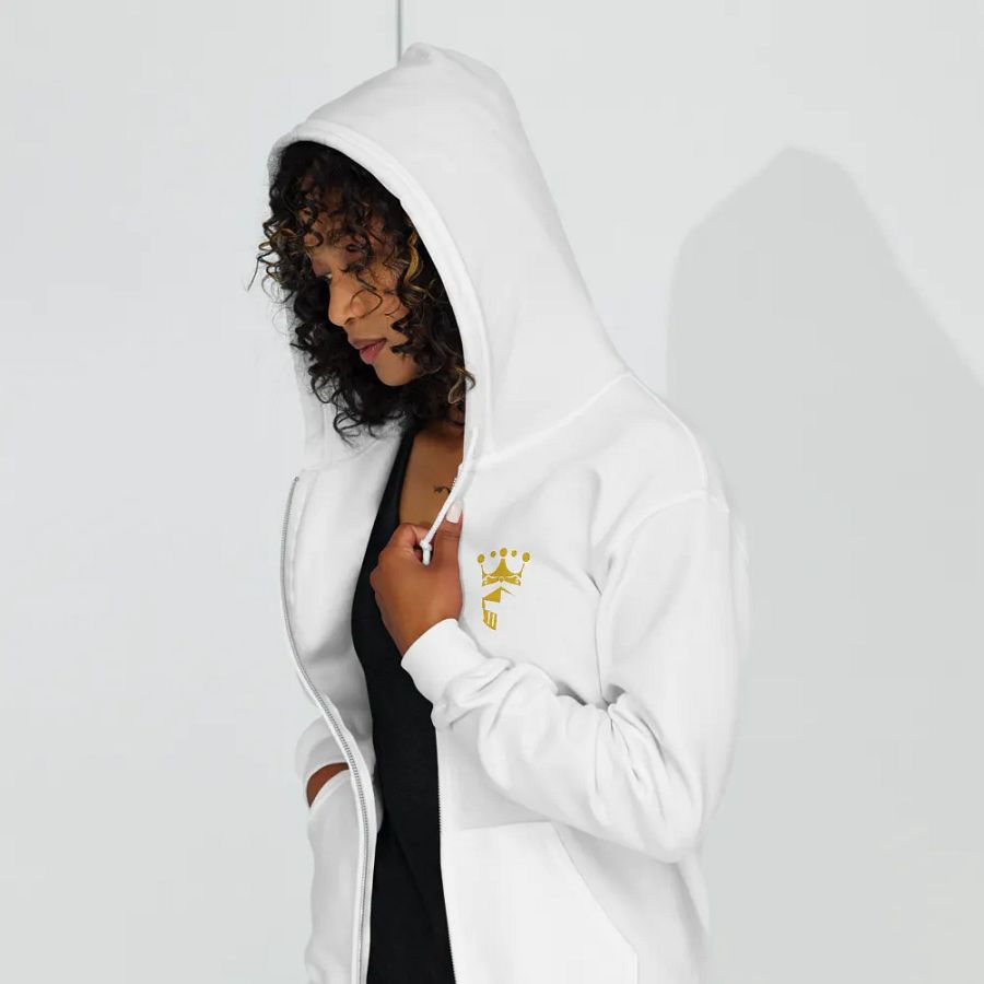 King and crown embroider zip hoodie product image (48)