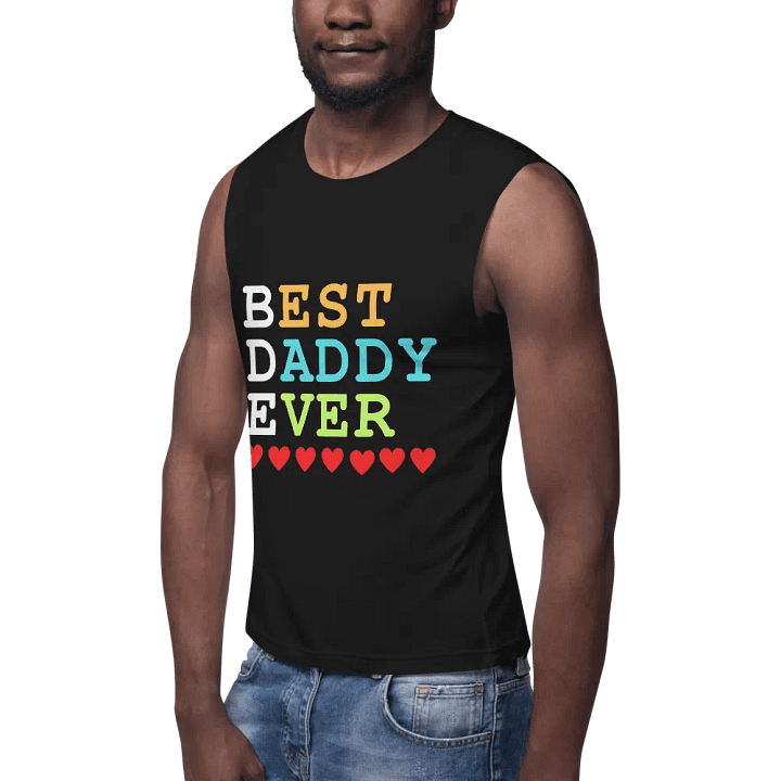 Best Daddy Ever Bella+Canvas Muscle Tank product image (2)