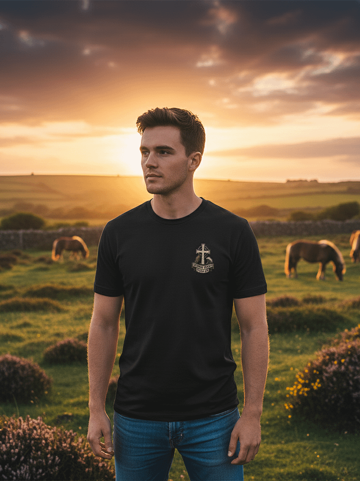 "Kernow Spirit Lives On" Pocket Logo Unisex T-shirt product image (1)