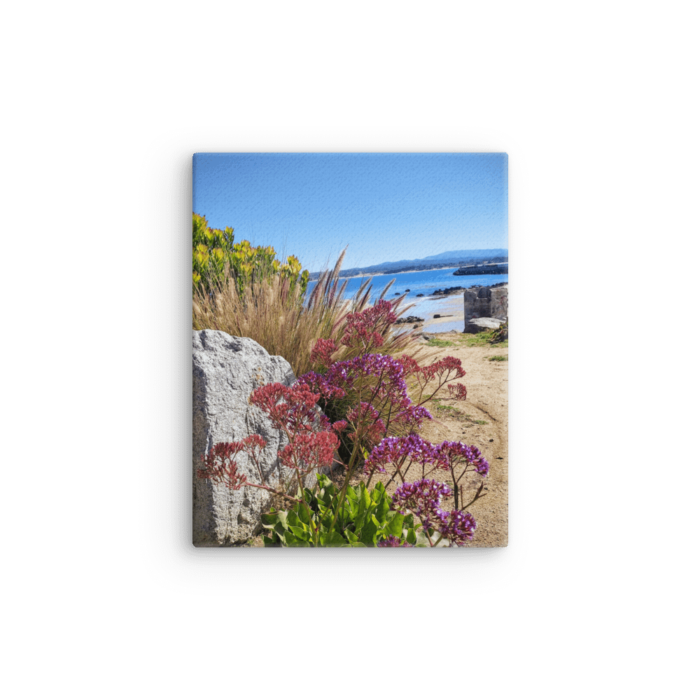 Purple Flowers by the Coast Canvas Thin product image (7)