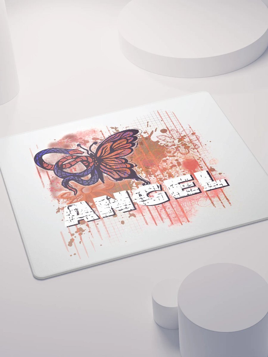 Angel Grunge Snake Butterfly Gaming Mouse Pad product image (4)