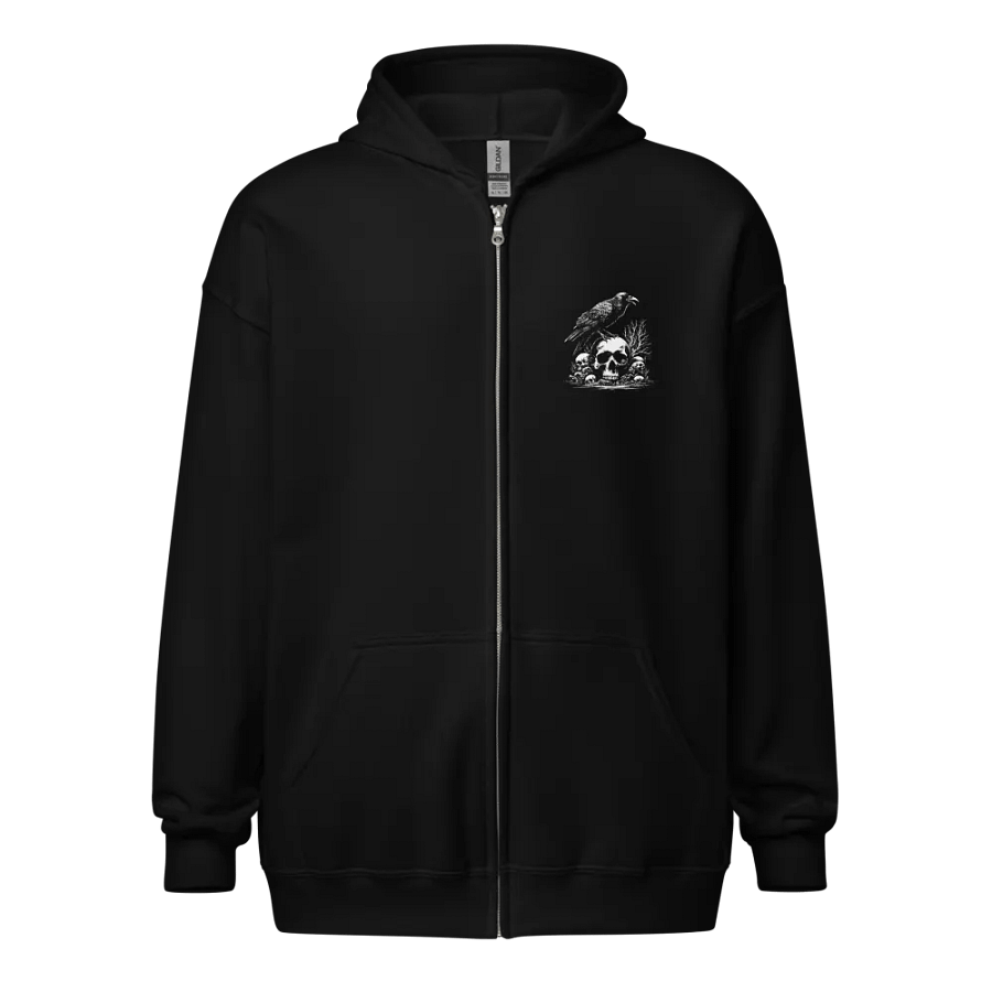 Fake Authority Raven Zip Hoodie product image (1)