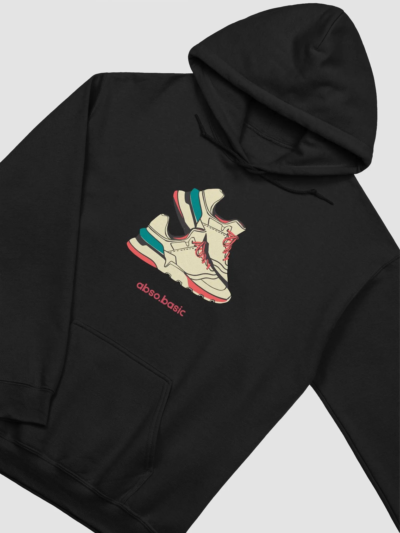Artistic Sneaker Illustration Print Hoodie product image (7)