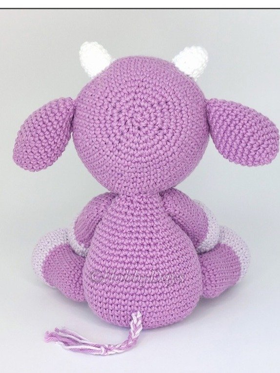 UK Pattern - Amigurumi Crochet Cow product image (5)