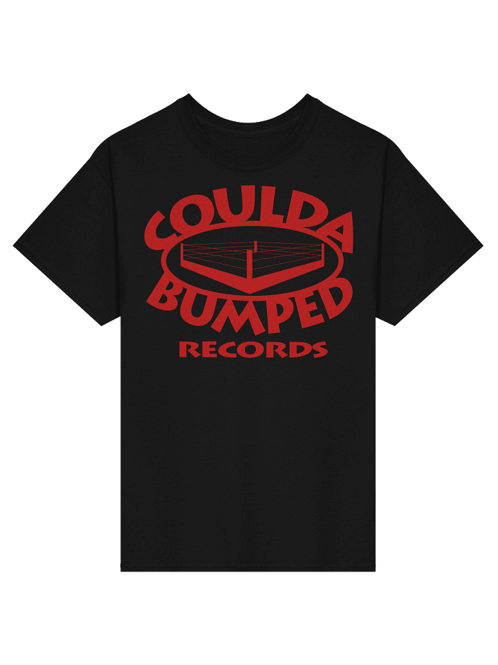 Coulda Bumped Records Tee - Black/Red product image (1)