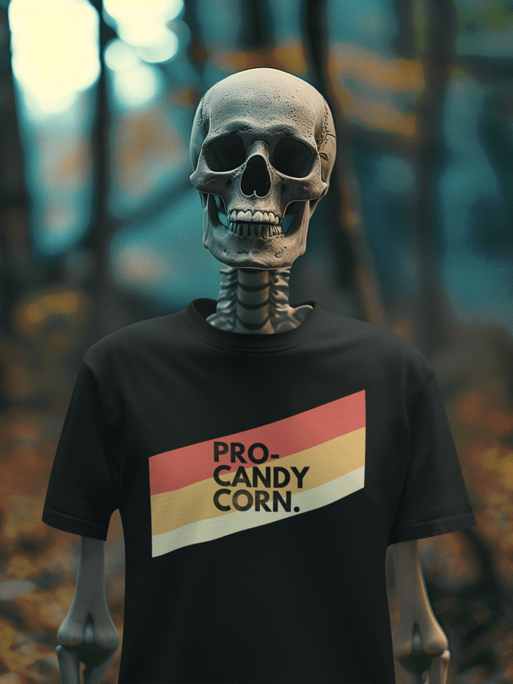 Retro Pro-Candy Corn Halloween Tee product image (1)