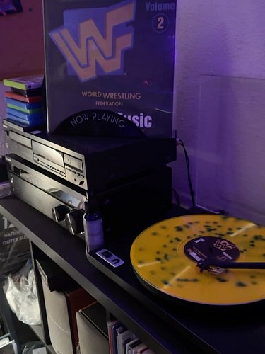 starting the day off right #happygilmore2 #wwe #wwf #vinyl