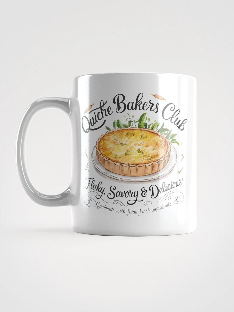 Quiche Bakers Club White Glossy Mug product image (18)