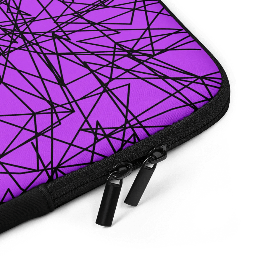 Chaos lines Purple Laptop Sleeve product image (4)