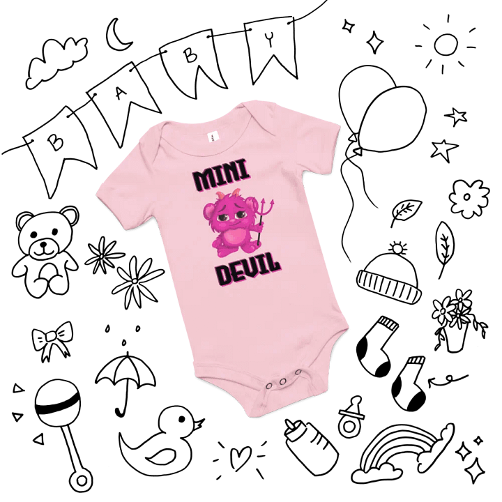 Baby Pink Devil One Piece product image (1)